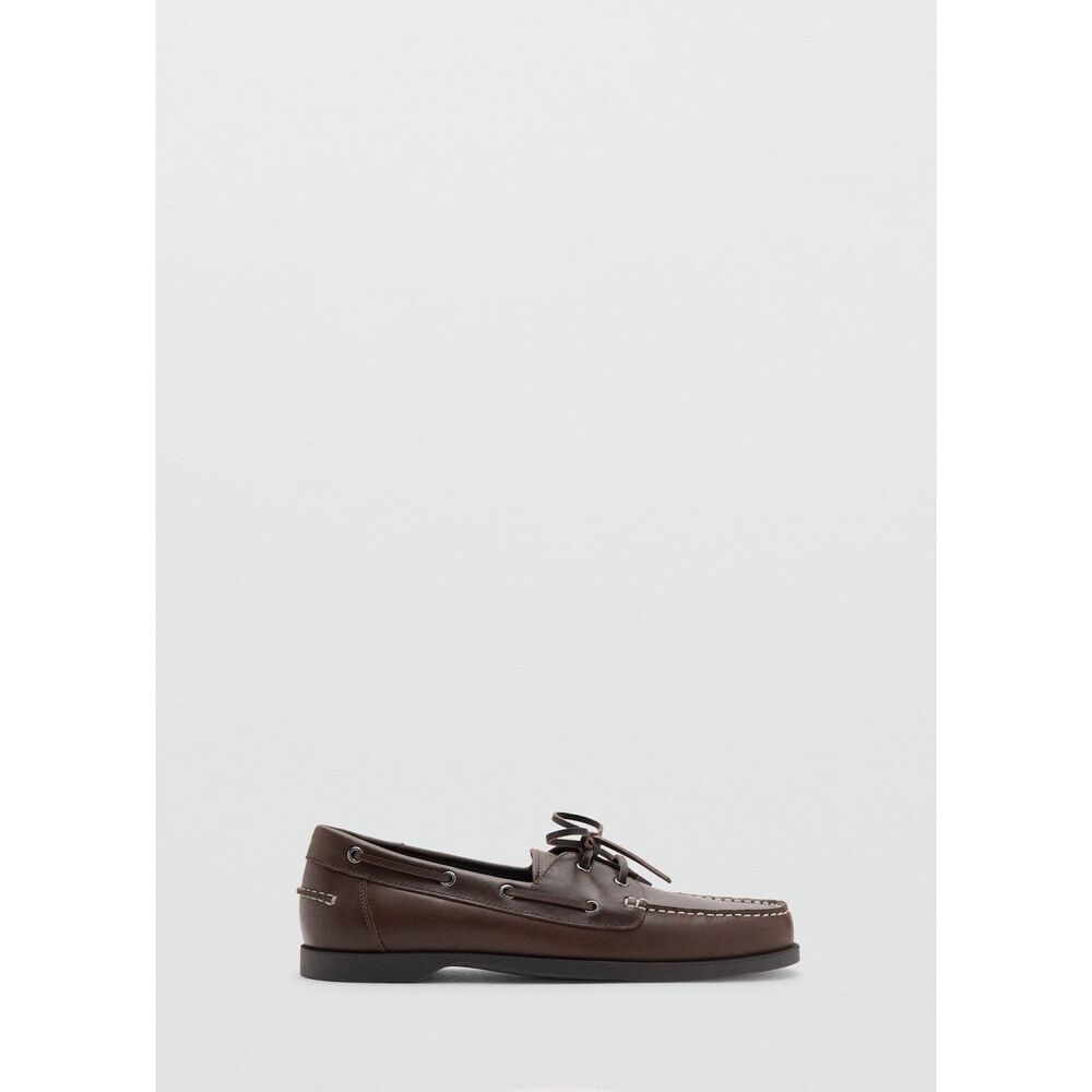 New Leather nautical shoes (brown)